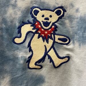 Lucky‎ Brand Men's Size 2XL Blue Tie Dyed Grateful Dead Dancing Bear T-Shirt NWT